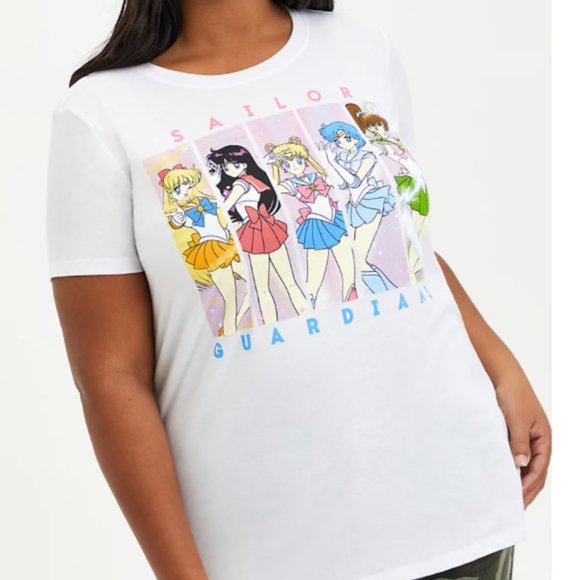 torrid Tops - 1167 NWT TORRID PLUS SIZE SLIM FIT TEE SAILOR MOON TOP KAWAII COSPLAY